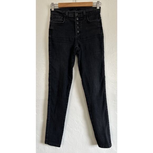 Joe's Jeans Black Denim Mid Rise Skinny Ankle Women's 25 - Picture 5 of 7
